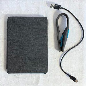 2018 Waterproof Kindle Paperwhite w/Fabric Cover, Anti-Glare Screen & BookLight